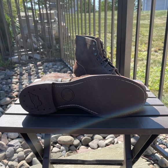 Red Wing 4590 Chocolate Muleskinner Iron Rangers - Picture 7 of 9